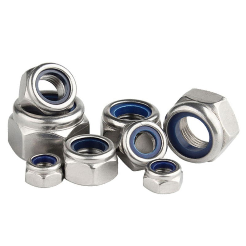 DIN985 DIN982 M8 M10 M12 DIN980 Prevailing Torque A2 Nylon Lock Nuts