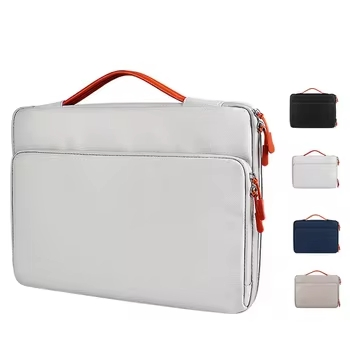 Protective Laptop Sleeve with Leather Handle for Various Laptops