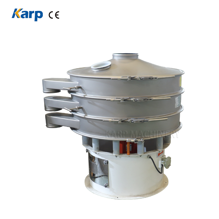 Stainless Steel Food Sieving Machine Granule Screening Sifter Powder Round Vibrating Screen