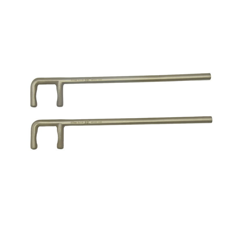 Non Sparking Valve Wrench, 200mm Antislip Non-Sparking F Valve Wrench
