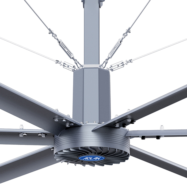 Промышленный потолочный вентилятор Big HVLS 7,3 м