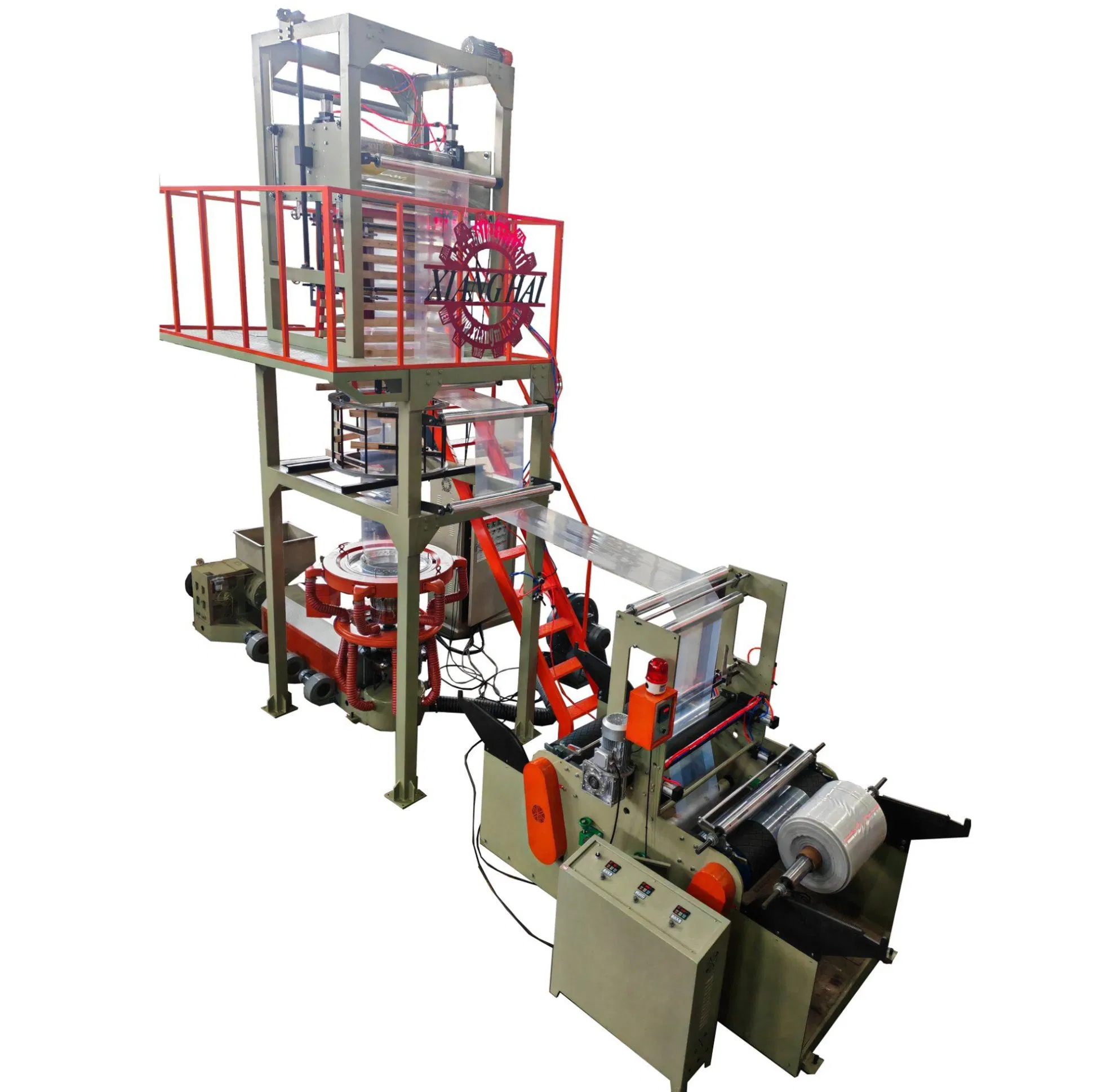 Single Layers Co-Extrusion Double Winders Film Blowing Machine