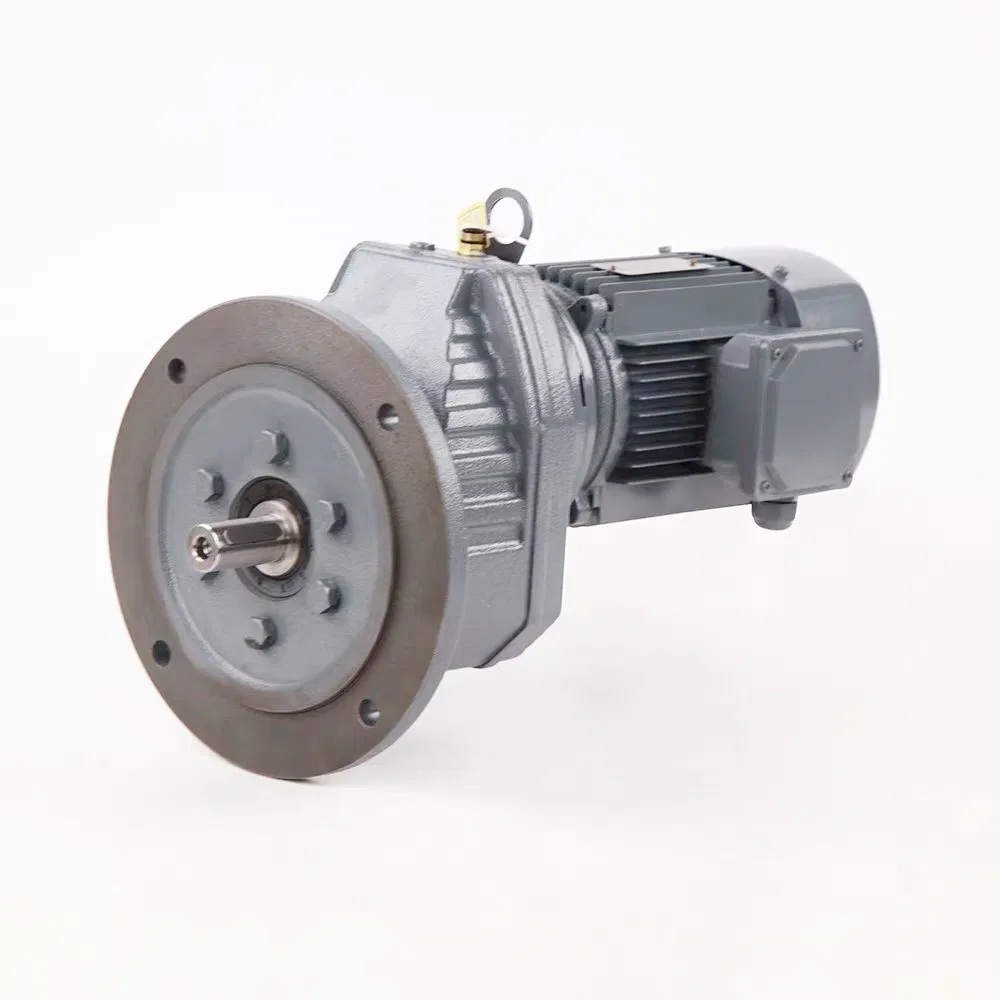 Foot & Flange Mounted Coaxial Helical Gear Reducer Geared Motor Transmission Gearbox