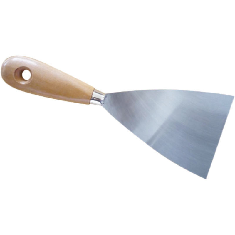 Outils de charpentier en acier inoxydable poli Grattoir Couteau à mastic