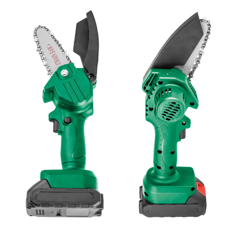21V Rechargeable Battery Operated 4'' One-Hand Handheld Mini Electric Portable Chainsaw