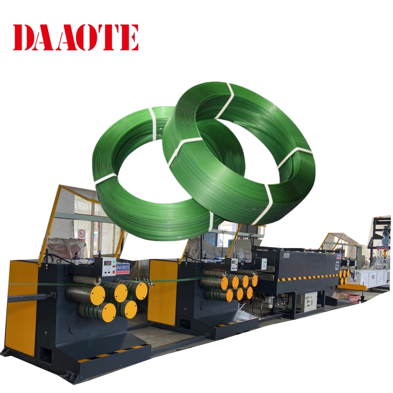 200-300kg Pet Strapping Production Line Green Packing Belt for Cotton Packing