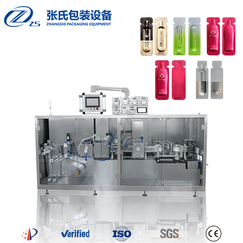 Fully Automatic Olive Oil /Liquid Filling Machine Cosmetic Liquid Cream Blister Filling and Packing Machine