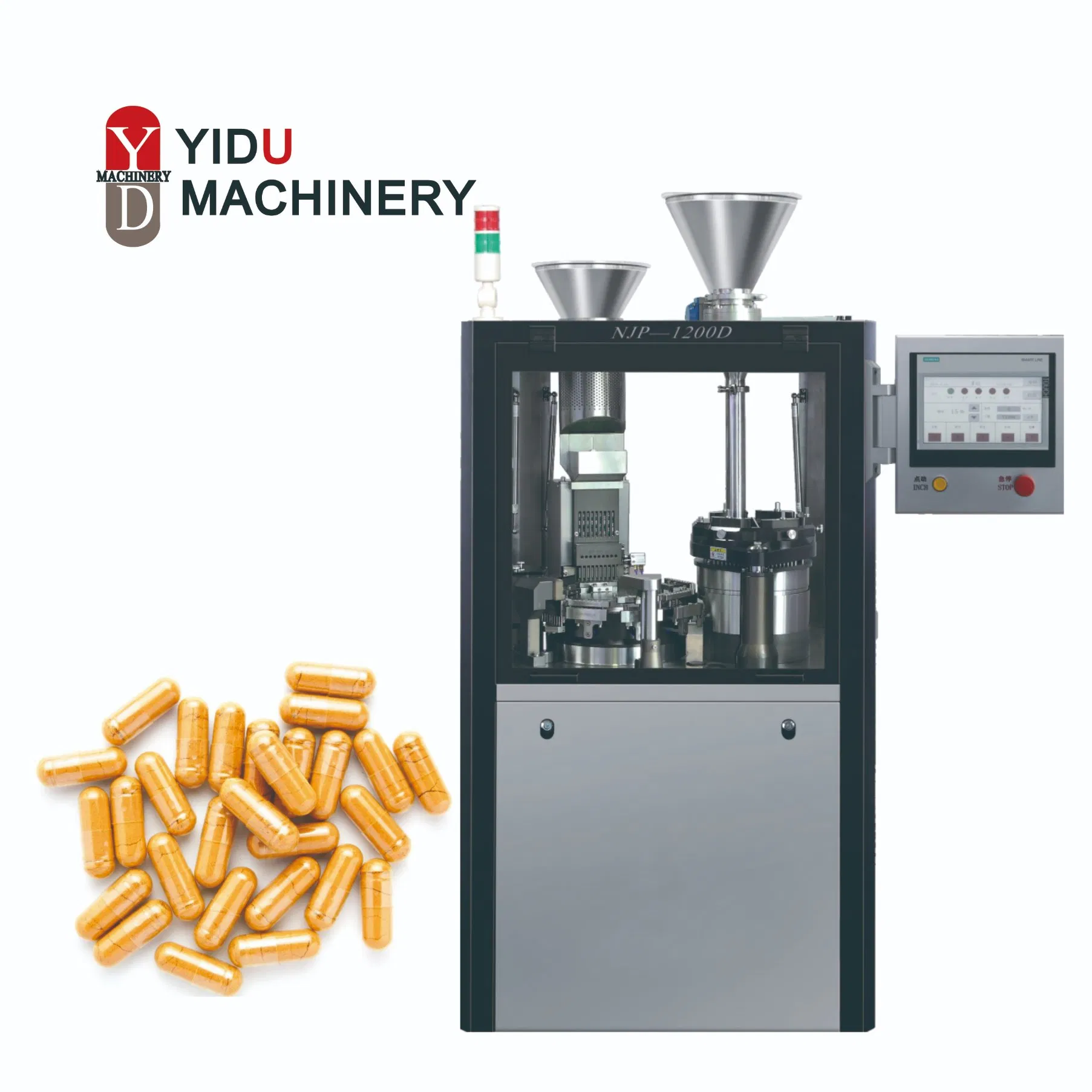 NJ P-1200D Macchina automatica per l'incapsulamento di capsule di gelatina dura, riempitrice di capsule, macchina riempitrice di capsule
