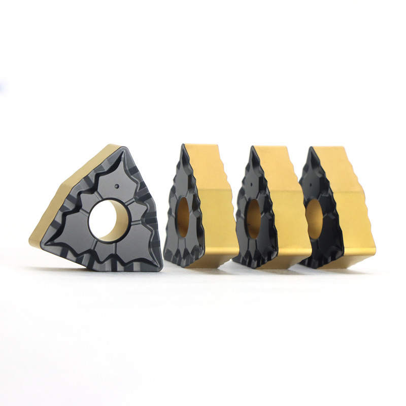 Insertos de carburo de tungsteno Herramienta de torneado para torno CNC Cuchillas indexables WNMA080408 Herramientas de corte