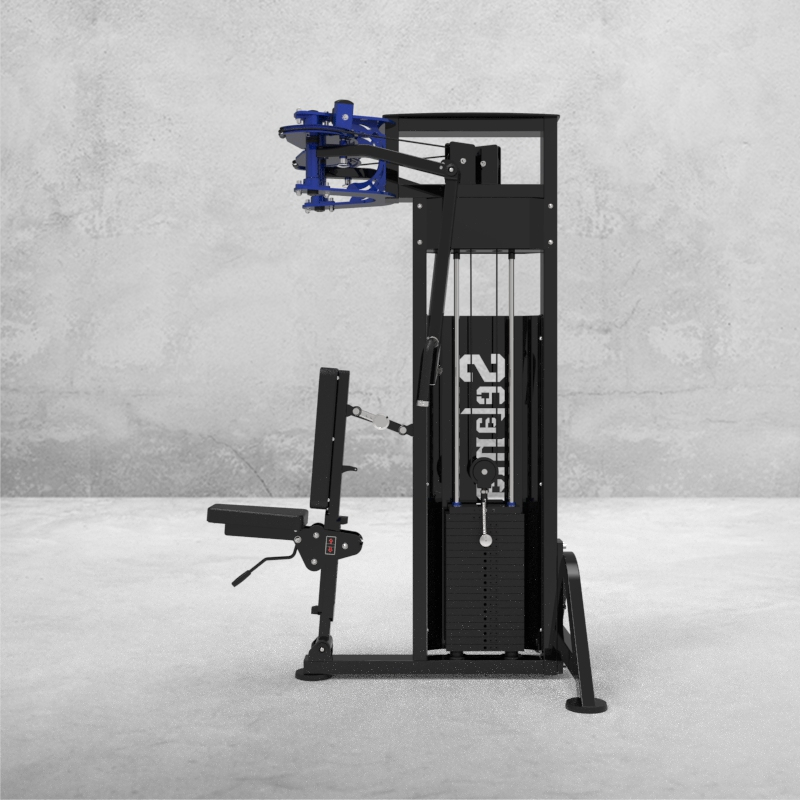 Attrezzatura da palestra commerciale Macchina per pectoral fly seduta a carico selezionato Pec Deck Fly con macchina inversa