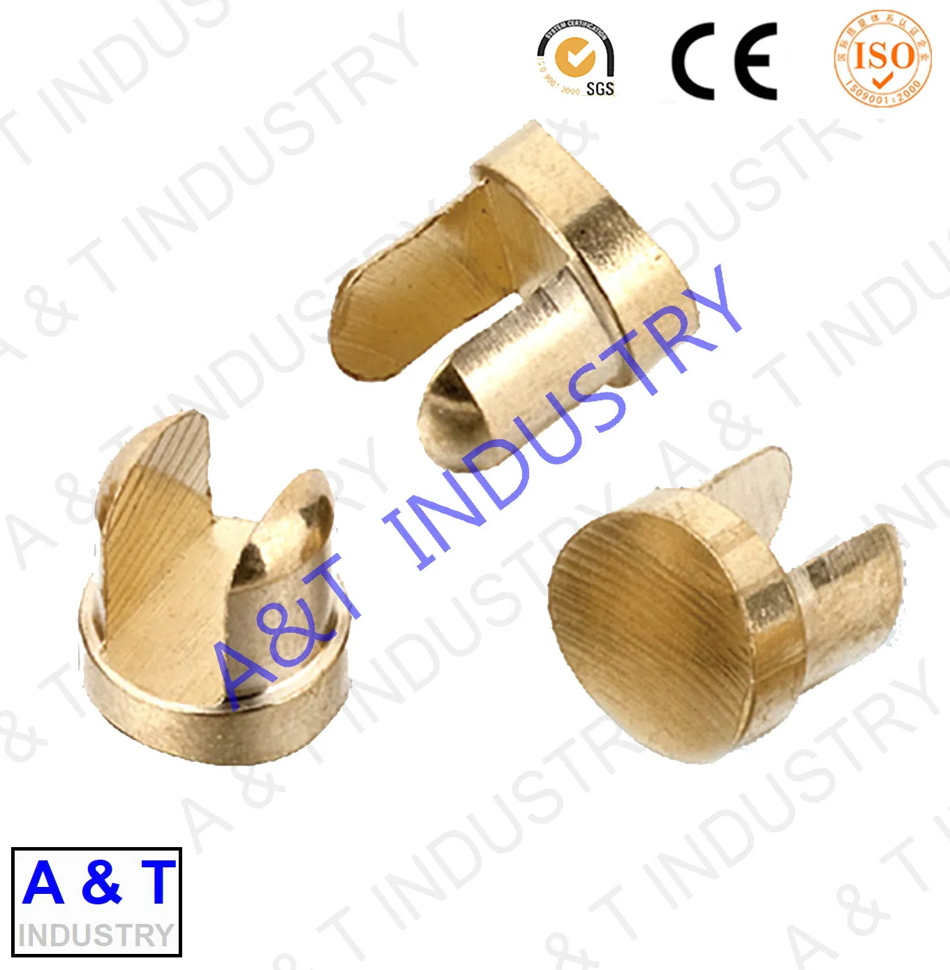 Precision CNC Lathe Machine Brass Part