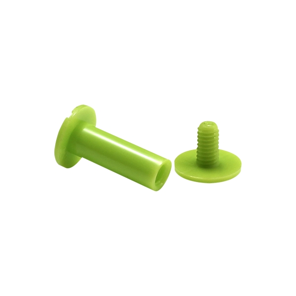 Plastic Two-Piece Rivets Buckle Book Binding Screw