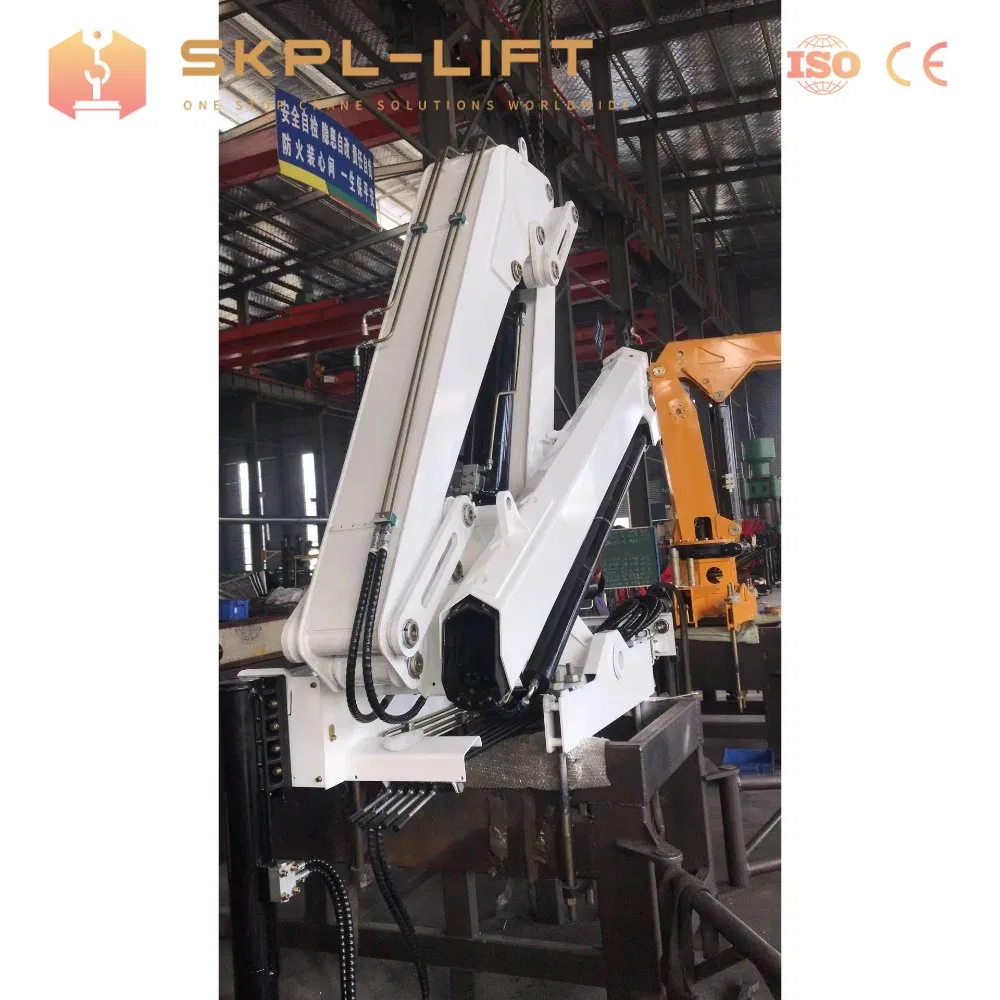 Heavy-Duty 5 Ton Knuckle Boom Crane with Anti-Tipping Outriggers