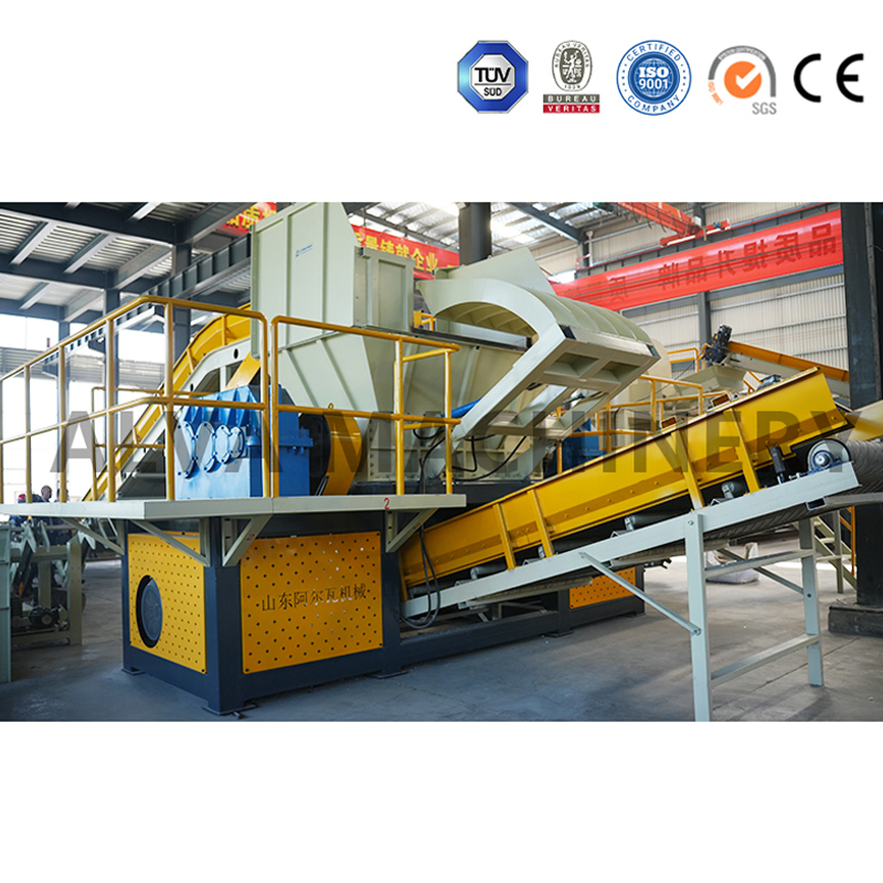 Double Shaft Metal Shredder for Scrap Metal Treatment