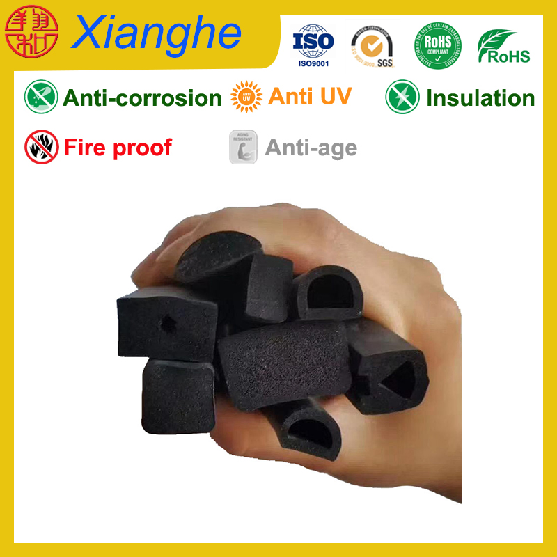 Custom EPDM Foam Rubber Seal Strip for Doors and Windows Weatherproof Insulation