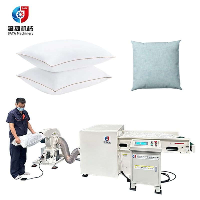 Cotton Fiber Opening Pillow Stuffing Machine, Cushion Filling Machinery