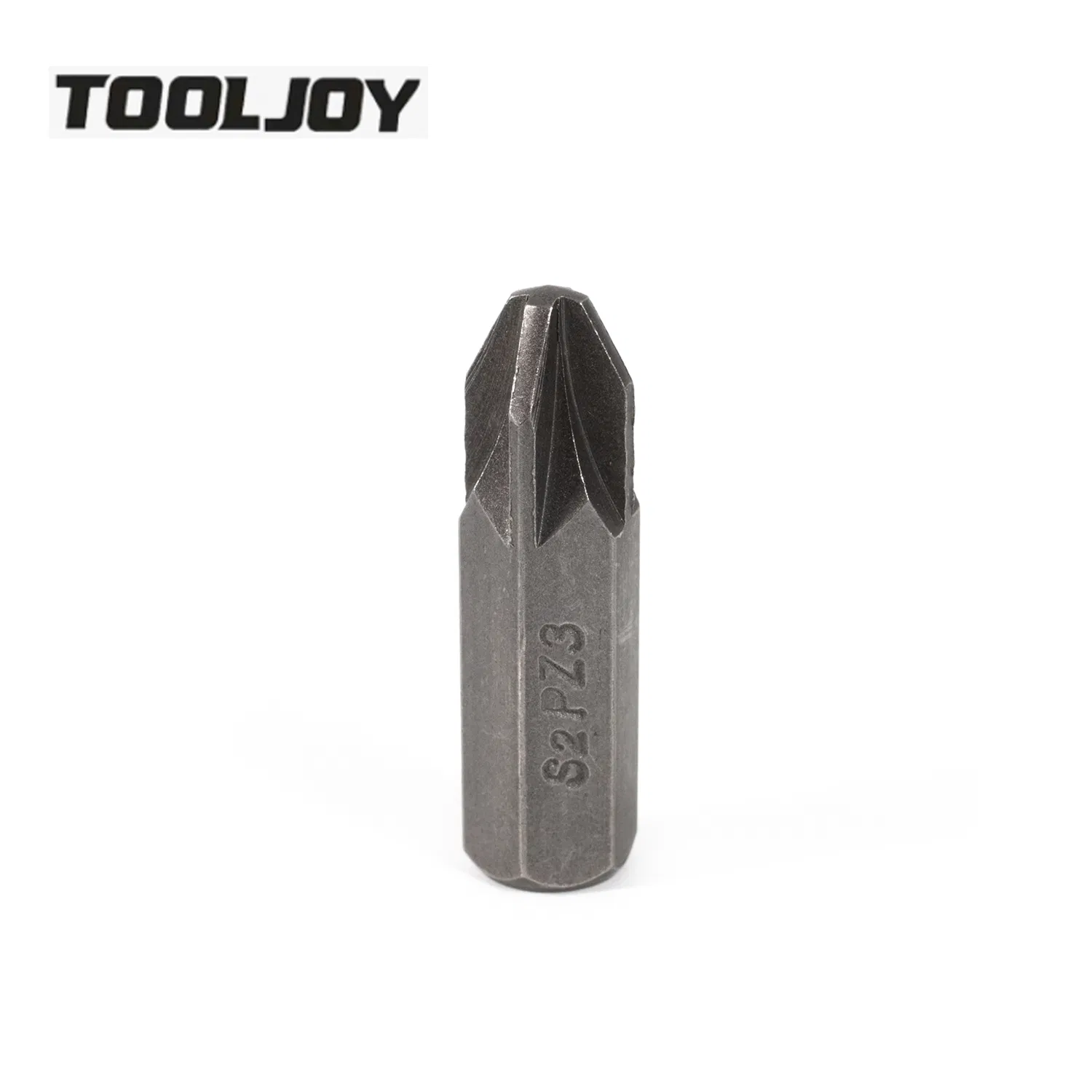 Embout de vissage à impact Pozidriv Pz1 Pz2 Pz3 de 25 mm de longueur en acier S2