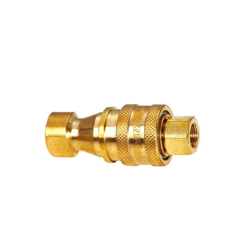 KZD Fast Connecting Coupling Quick Disconnect Stainless Steel Brass Hydraulic Quick Coupler