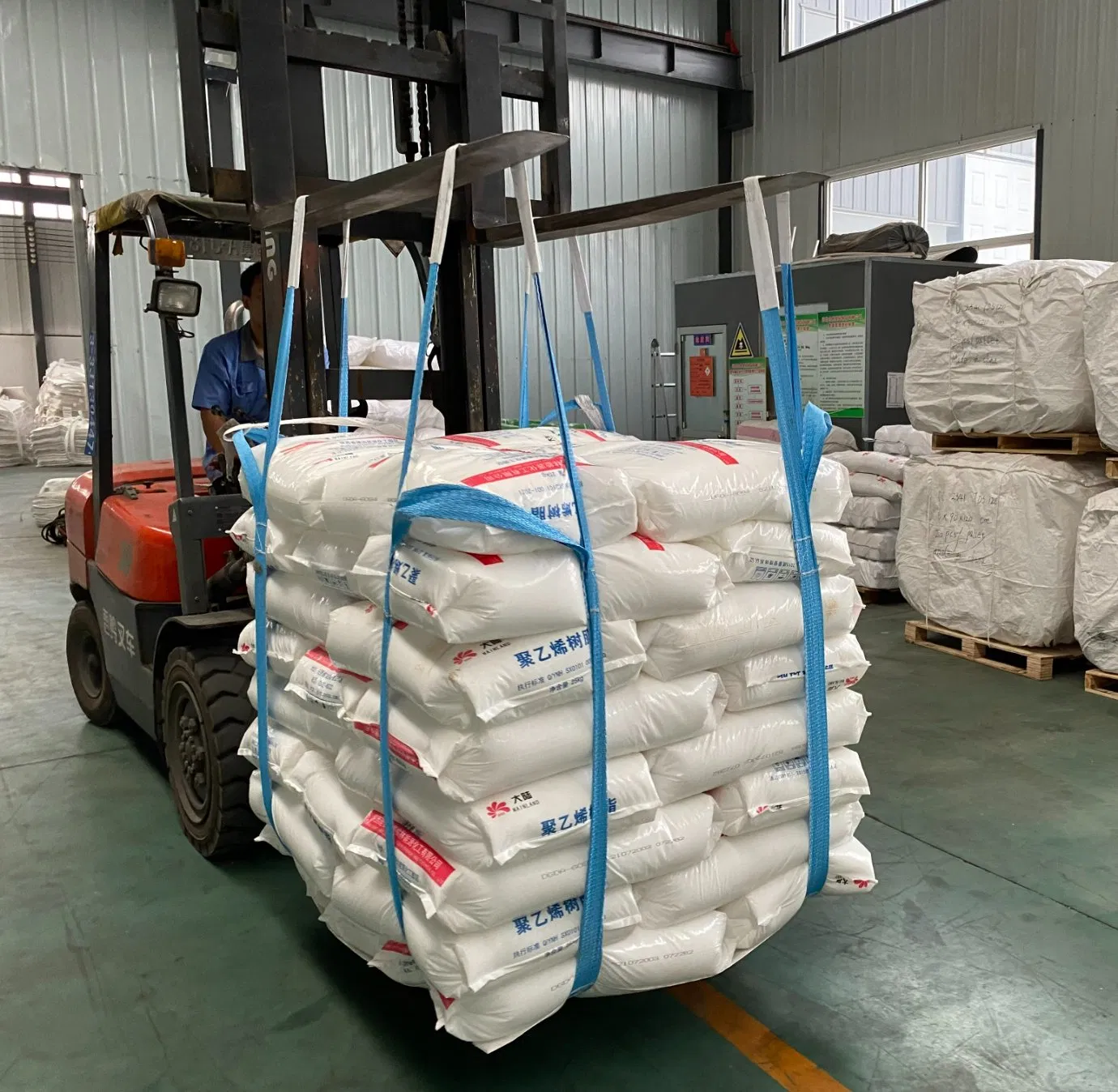 Hesheng 1ton 2 Ton PP Sling Big Bags 1000kg Soft Woven Pallet for Cement Rice