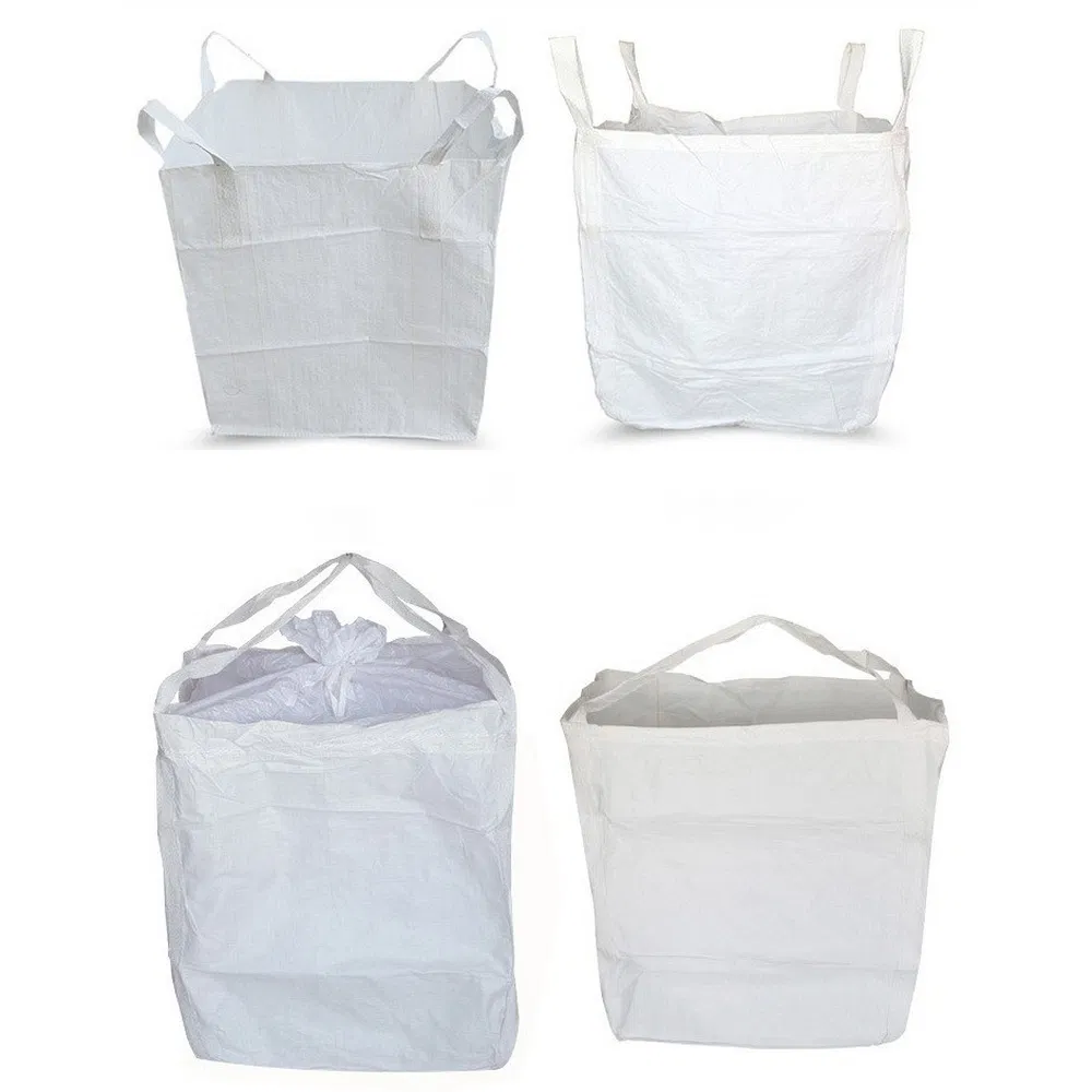 Four-Loop Ventilated Food Grade Bulk Bag with Mesh Panel for Potato Storage