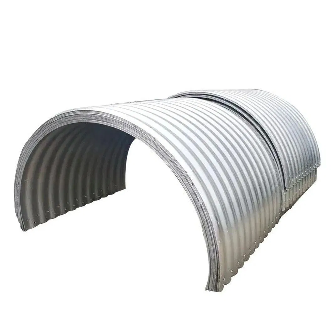 Half Circle Galvanized Corrugated Steel Pipe Arch Culvert