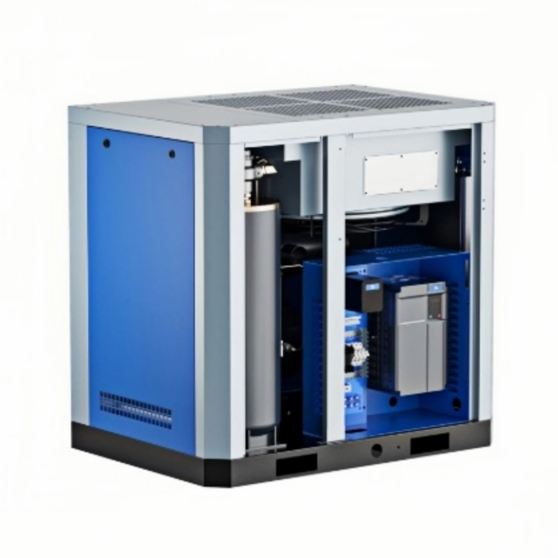 30HP Screw Air Compressor (SCR30PM) Save 40% Energy High Efficiency Oil Cooling IP65 Motor for Food Industry