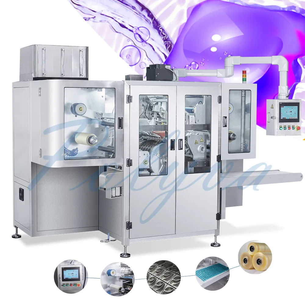 Vertical Water Solubility Film Packing Production Laundry Pods Making Filling Machine