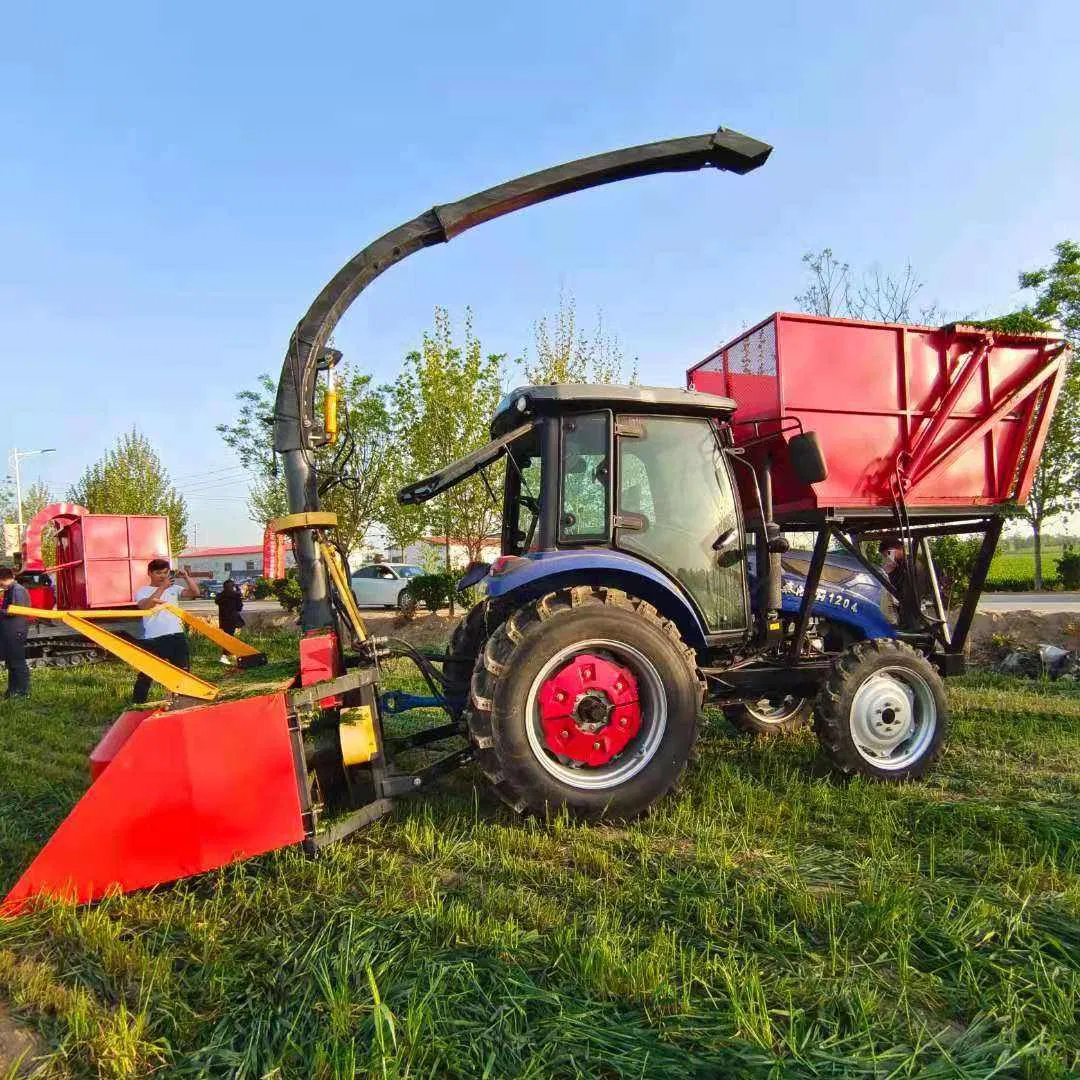 Green Feed Silage Harvester with Storage for Grain Straw & Grass