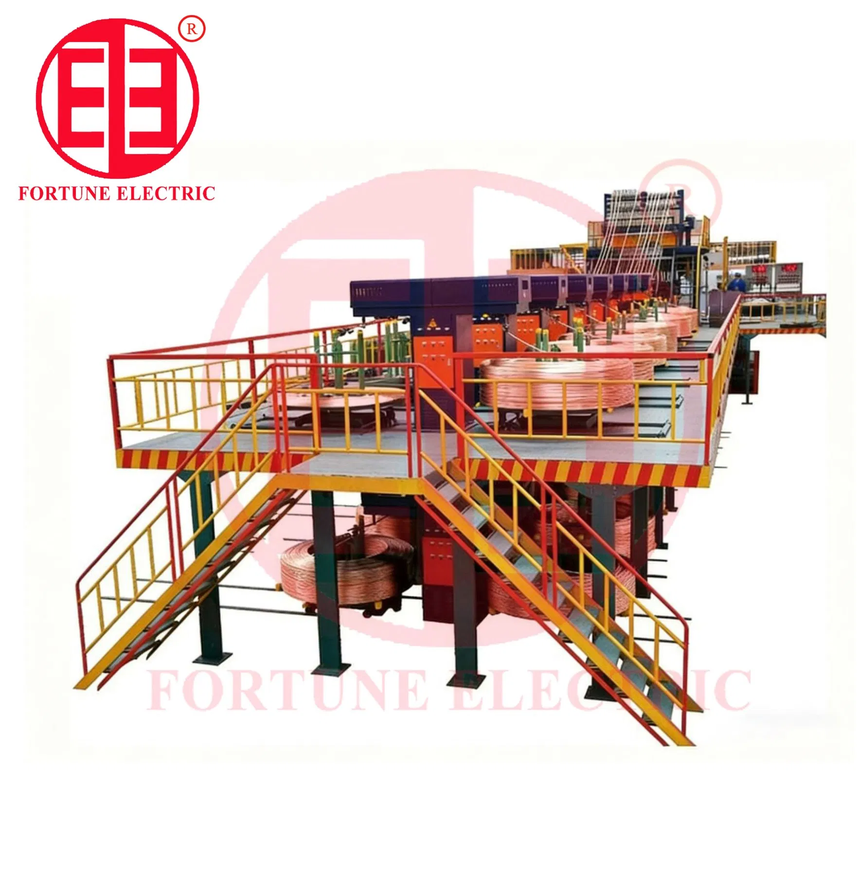 Upward Continuous Casting Machine for Copper Rod Production