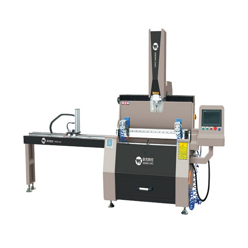 WSZ-CNC-800 Fresatrice e foratrice CNC per profili in alluminio