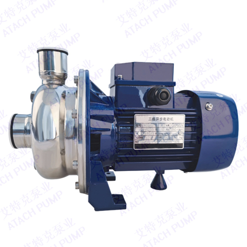 Atach Self-Priming Stainless Steel Sewage Industrial Water Pump for Chemical Liquid Lifting BK200