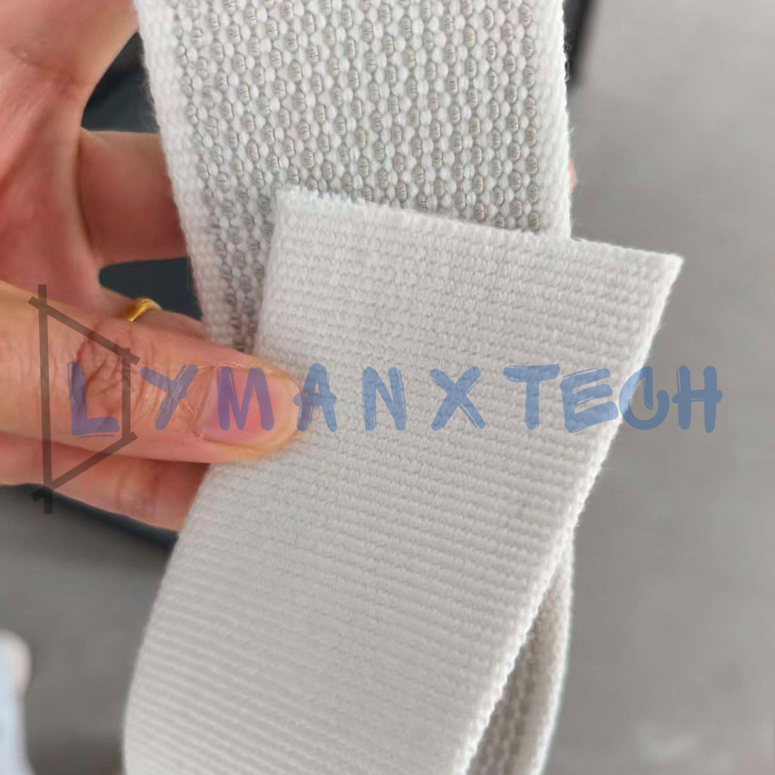 Laundry Folding Machine Belt 48mm Polyester Felt Anti-Slip Belt