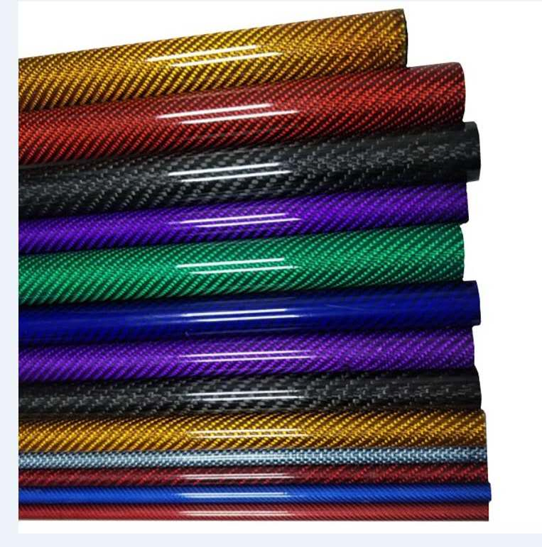 100% Carbon Fiber Square Tube - Plain Weave, Durable, Temperature Resilient