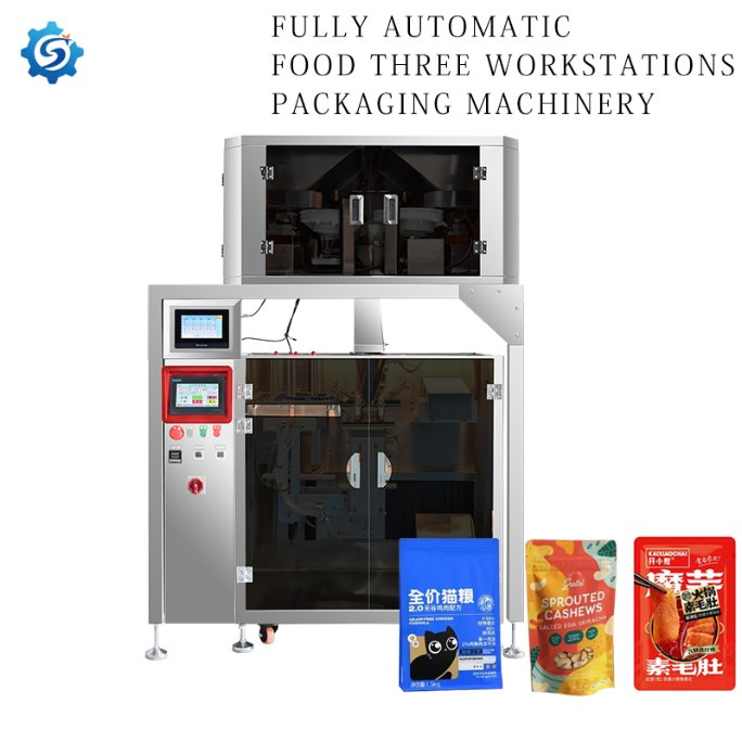 Fully Automatic Pre Made Bag Packaging Machine for Particle Liquid Powder Food Packaging OEM/ODM