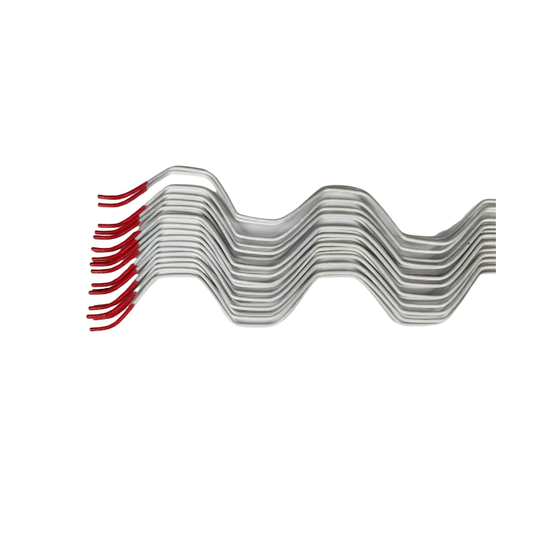 Shine-Tech 2m Length Plastic Coated Zigzag Wiggle Spring Wire for Greenhouse Film Accessory