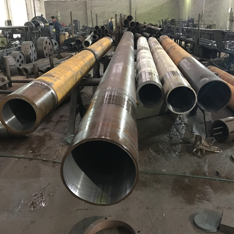 Tubo in acciaio senza saldatura, rettificato, in acciaio tondo industriale per cilindro idraulico di alta qualità e durevole