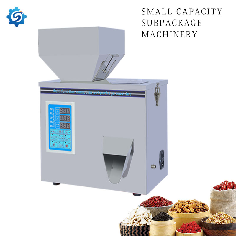 Partikel-Pulver-Materialien quantitative Wägung und Verpackung halbautomatische kleine Verpackungsmaschine