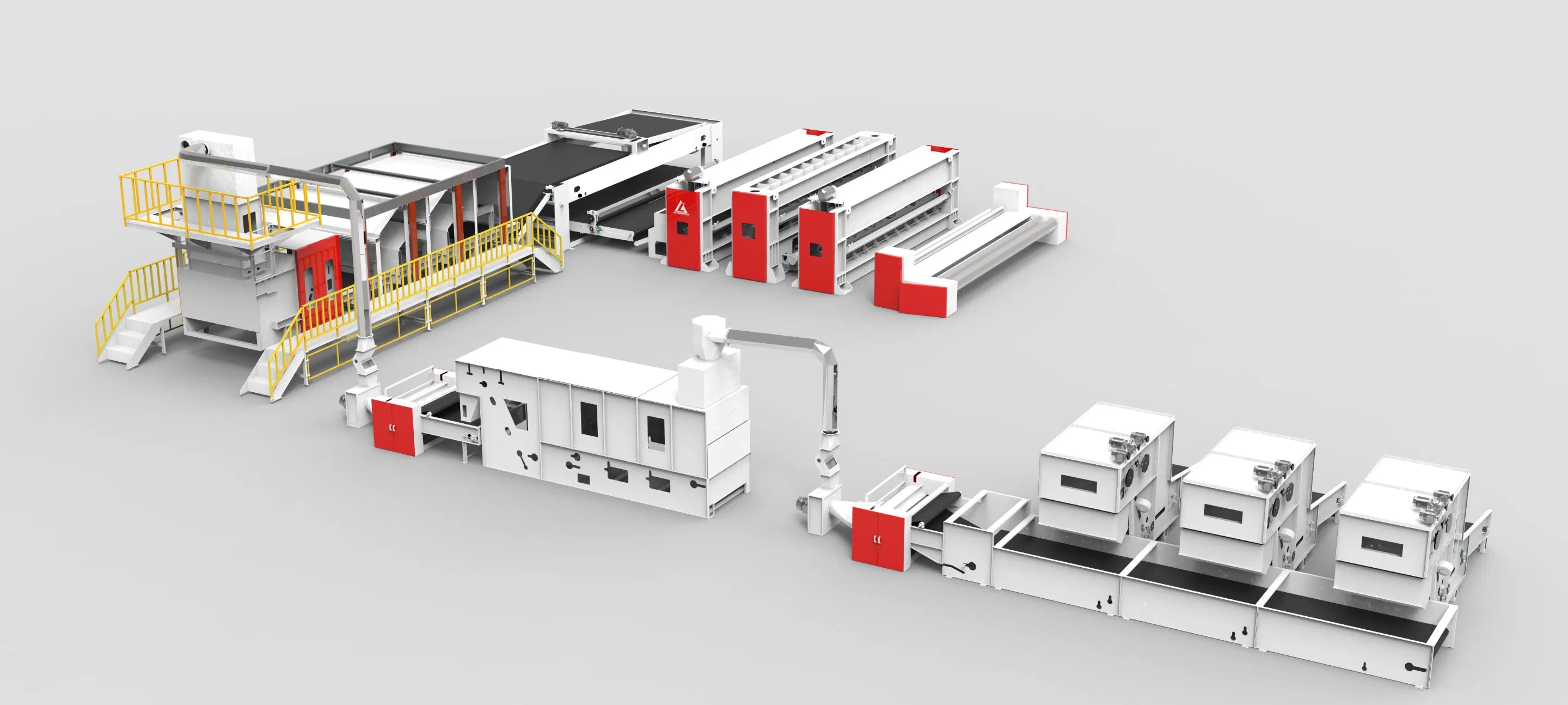 Waste Felt Nonwoven Needle Punching Production Line