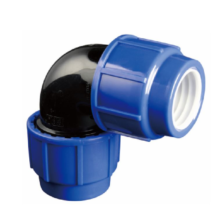 Era Hot Quality Drip Irrigation PP Compression Fitting 90 Degree Elbow