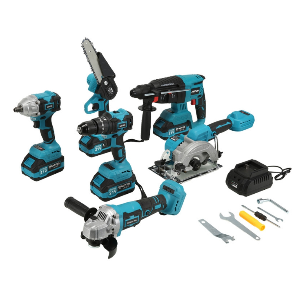 Cordless Power Tools Kit 6-Piece Wireless Rechargeable Tools Set