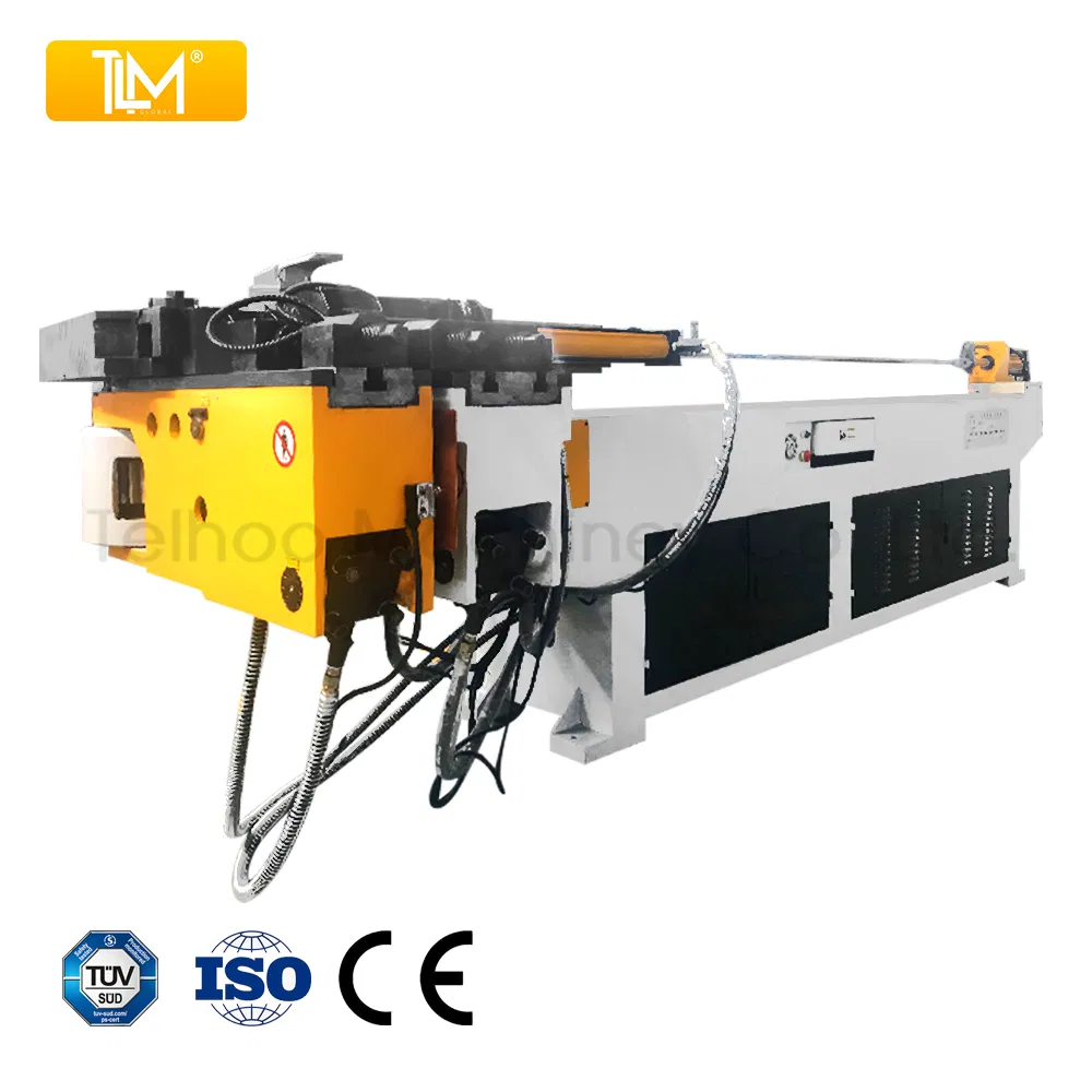 DW89NC Mandrel Tube Bender Exhaust Pipe Bender with Aluminum Pipe