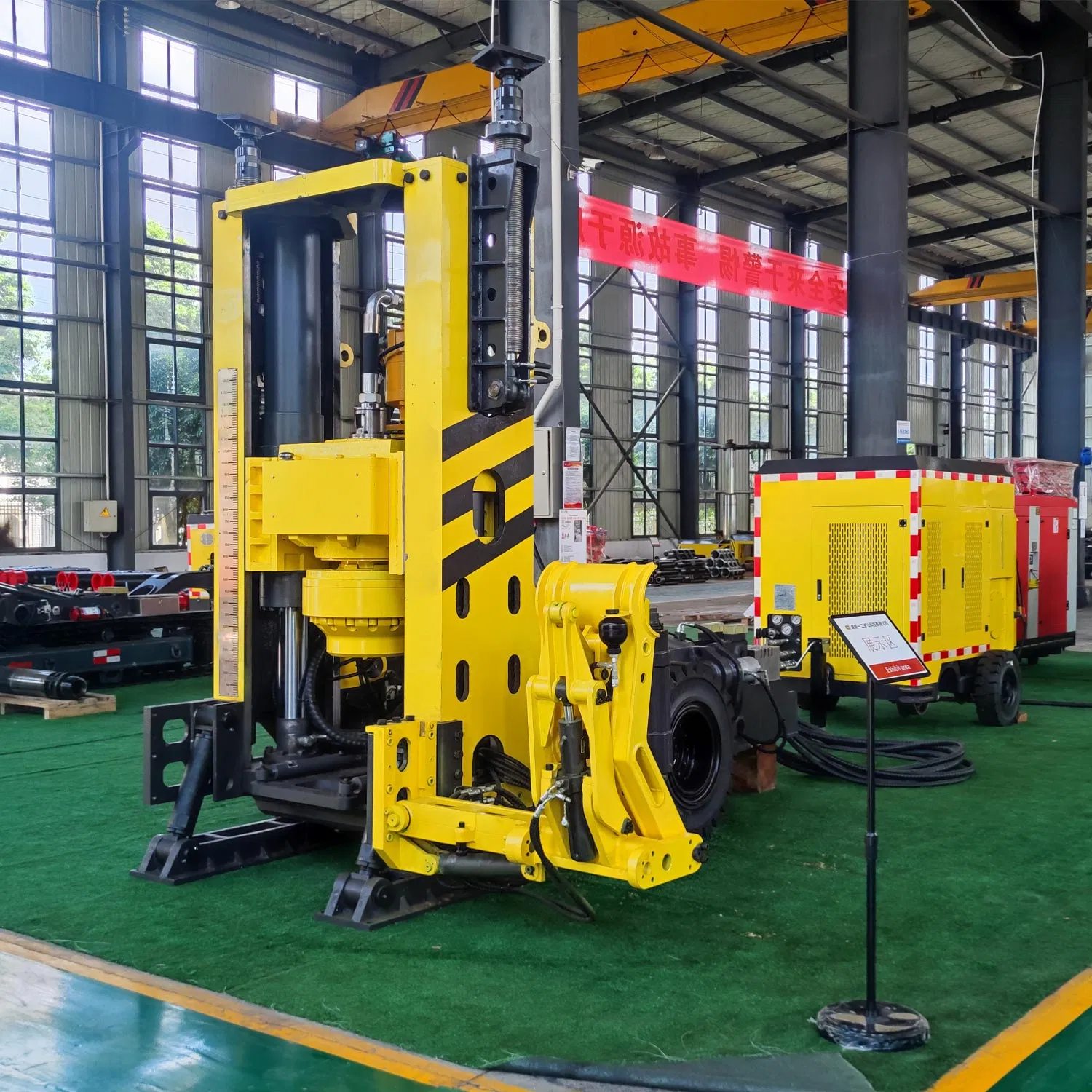 AT-2000 Raise Boring Rail Wheel Type Well Diameter 2m Mining Tunnel Drill Machine