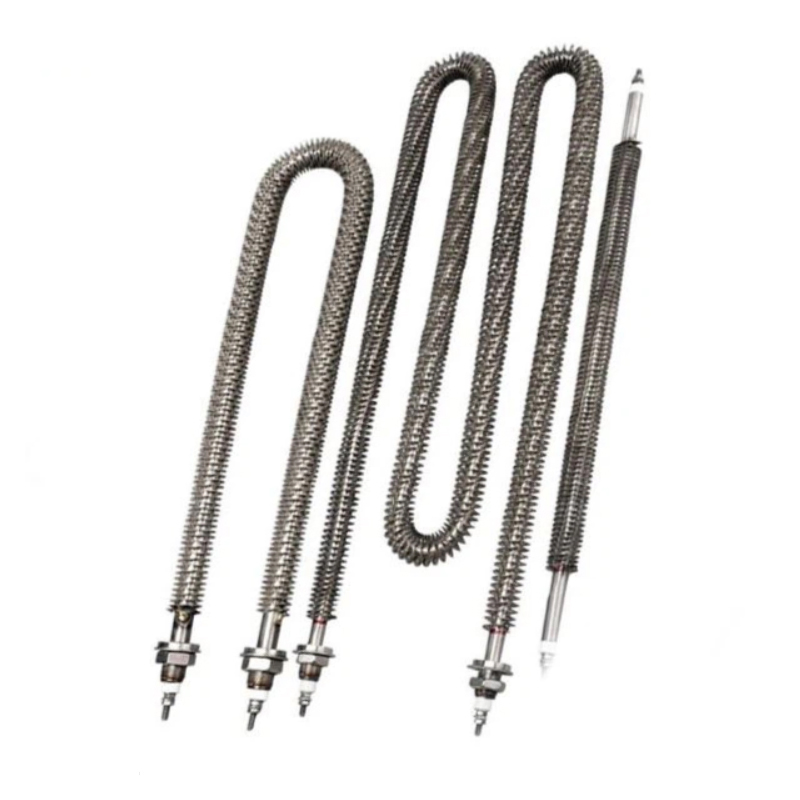 Industrial Stainless Steel Heating Elements Finned Tubular Air Heater