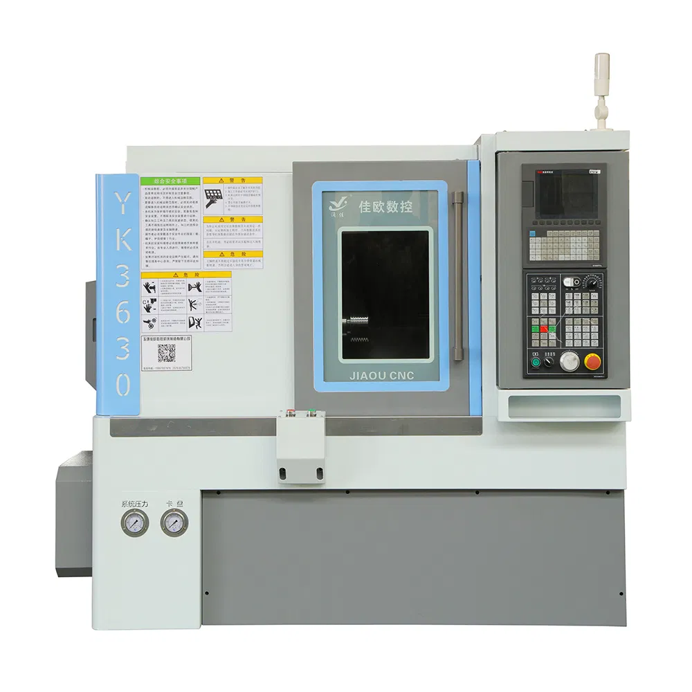 Compact Slant Bed CNC Gang Tool Torno Lathe Machine for Metalworking