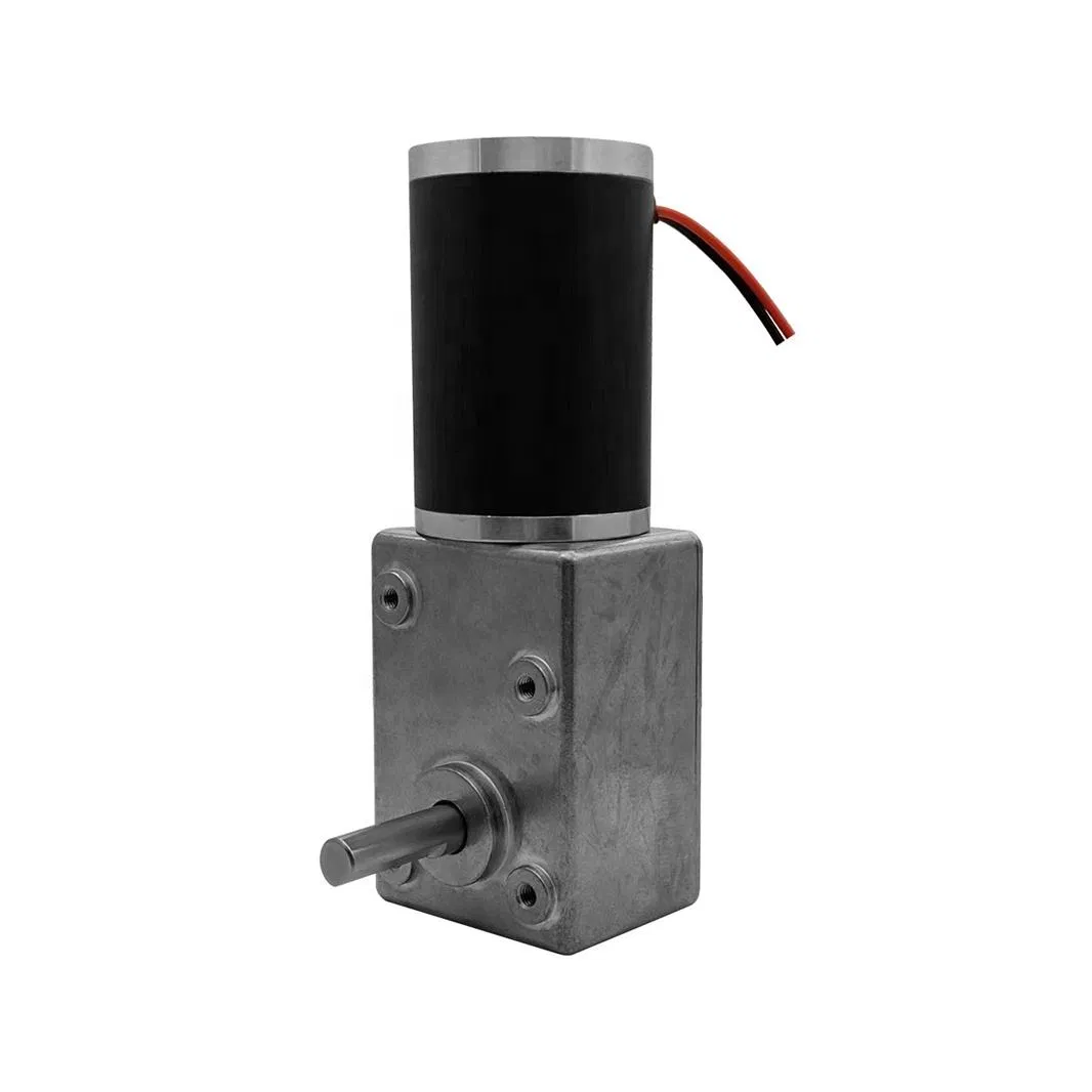 MC5882GF50ZY 12V 24V DC High Torque Interval Speed Regulation Worm Gear Motor