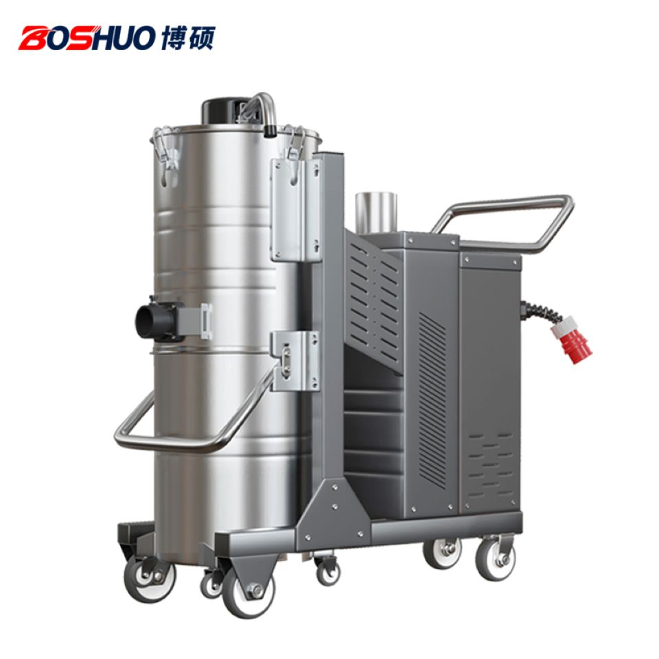 Boshuo Heavy Duty Steel Industrial Vacuum Cleaner with HEPA Filter 200-240V 380-440V for Dust Removal