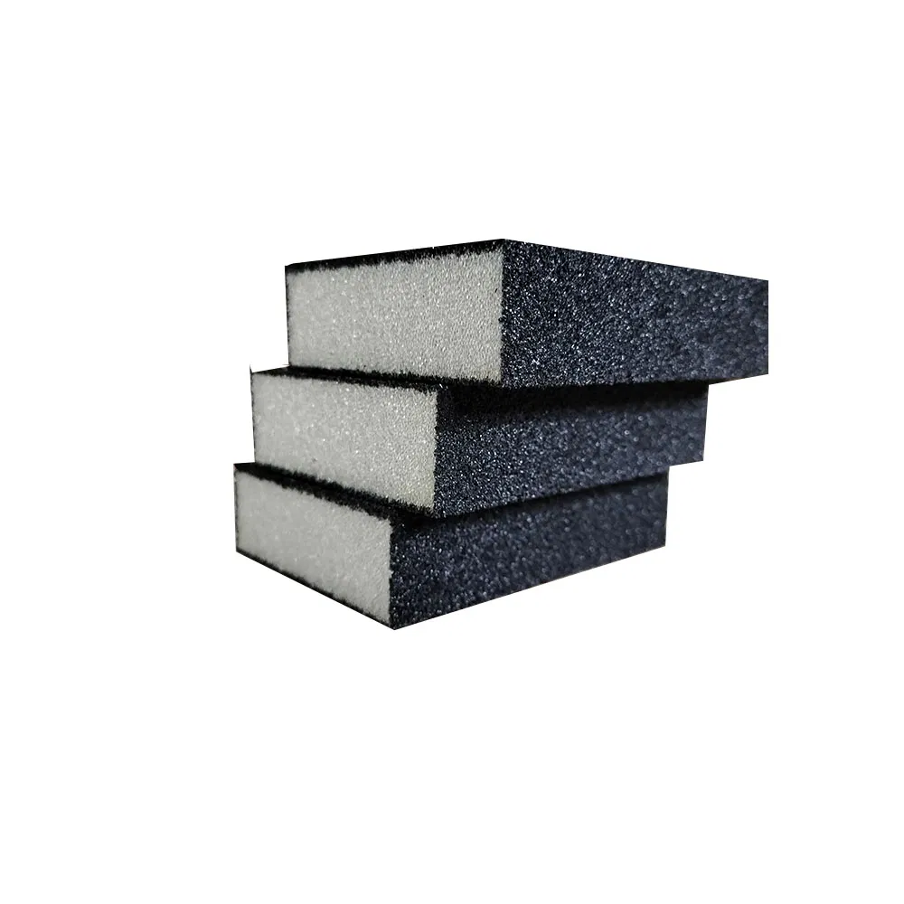 100*70*25mm Grauer Schleifschwamm zum Polieren von Holz