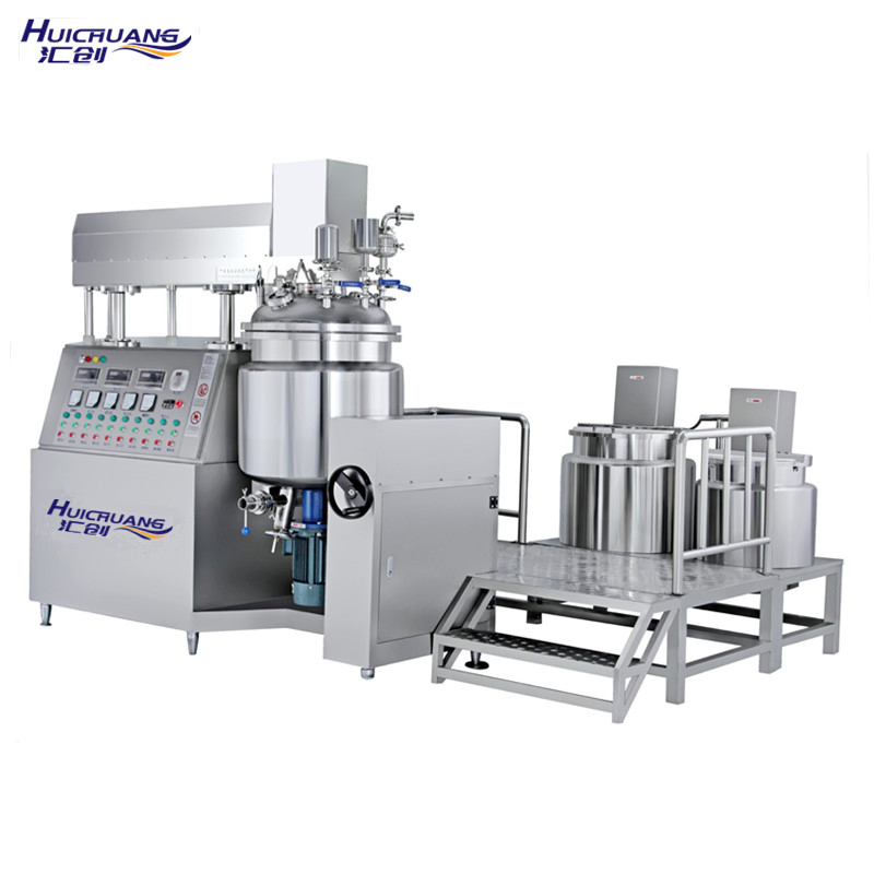Vacuum High Viscosity Cream Paste Emulsifying Homogenizer Body Lotion Emulsifier Shampoo Mixer Cosmetic Making Machine for Soap Production Equipment