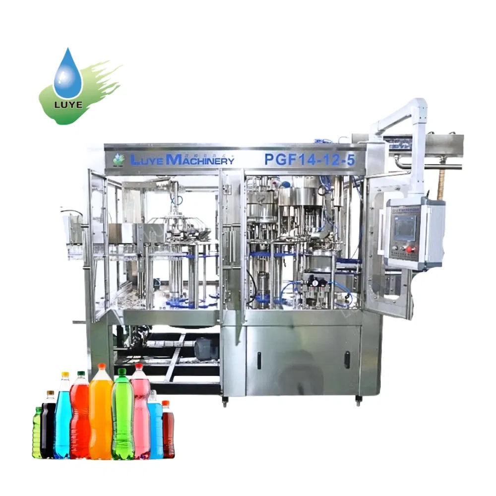 High Speed Soda Water Filling Machine Rotary Carbonated Drink Packaging Equipment for Energy Drink Production Line