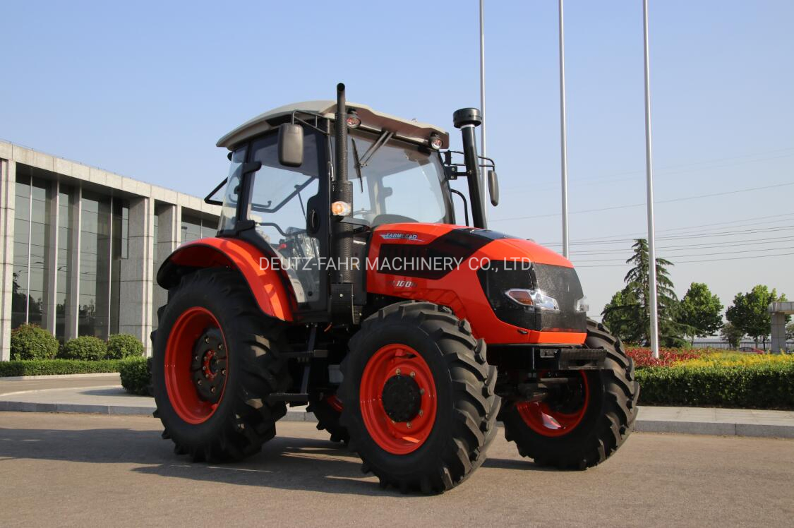 100HP 4WD Agricultural Farming Tractor with Cabin